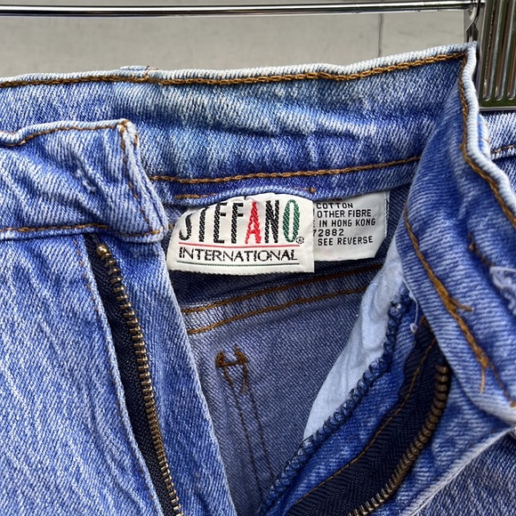 Vintage Stefano acid wash high rise jeans (fits 0-2) - Picture 3 of 3
